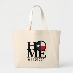 Bolso De Tela Gigante HOME Wharton Tx