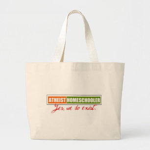 Bolso De Tela Gigante Homeschooler ateo