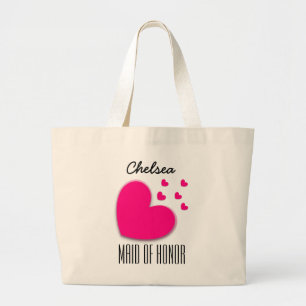 Bolso De Tela Gigante HONOR Custom Name Heart Explosion A03