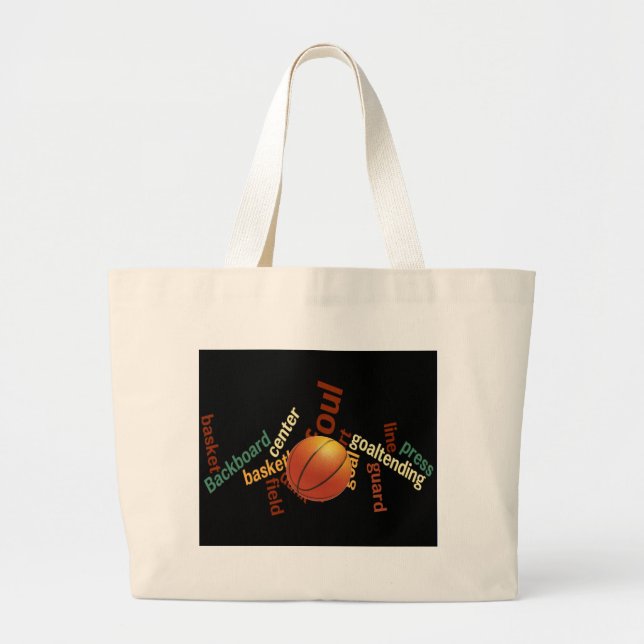 Bolso De Tela Gigante Hoops Basketball Sport Fanatics.jpg (Frente)