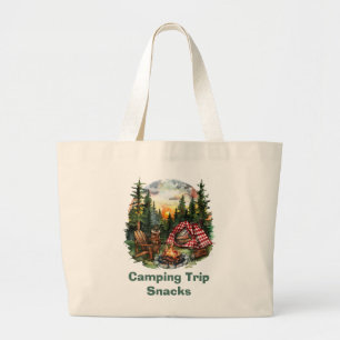 Bolso De Tela Gigante Hora de la excursión de camping
