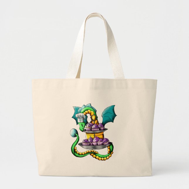 Bolso De Tela Gigante ¡Hora del té! (Frente)