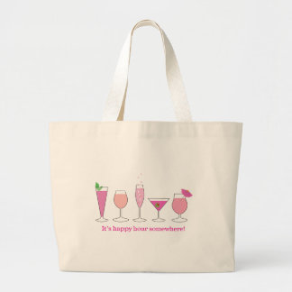 Bolso De Tela Gigante hora feliz