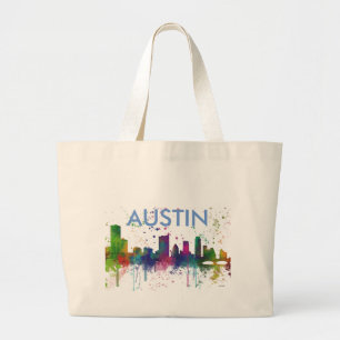 BOLSO DE TELA GIGANTE HORIZONTE DE AUSTIN TEJAS