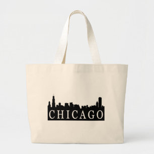 Bolso De Tela Gigante Horizonte de Chicago