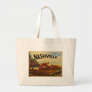 Bolso De Tela Gigante Horizonte de Nashville Tennessee