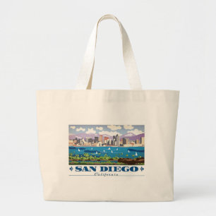 Bolso De Tela Gigante Horizonte de San Diego