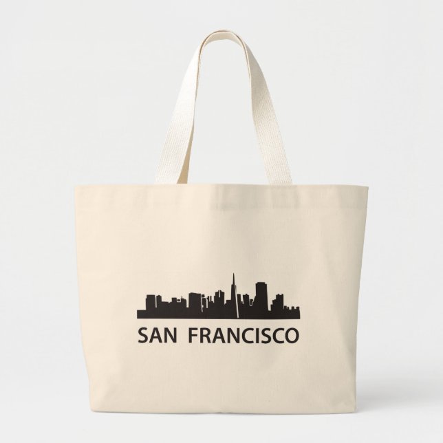 Bolso De Tela Gigante Horizonte de San Francisco (Frente)