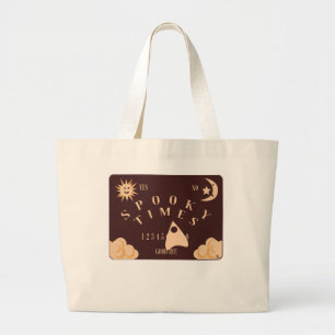 Bolso De Tela Gigante Horrible Times Spirit Board Halloween Vibes