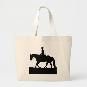 Bolso De Tela Gigante Horse Silhouette