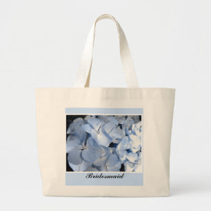 Bolso De Tela Gigante Hortensias Azules - Dama de Honor