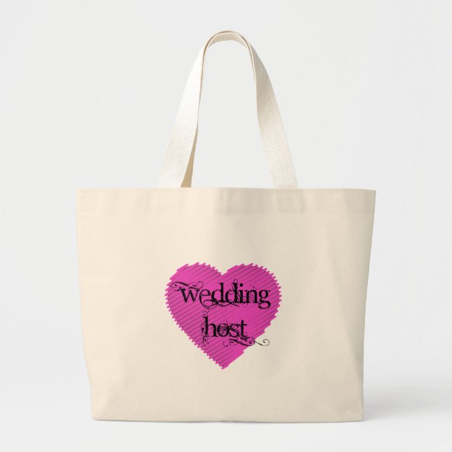 Bolso De Tela Gigante host boda (Frente)