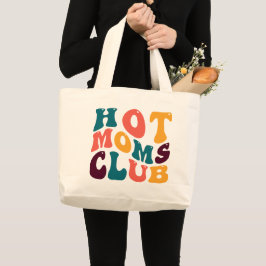 Bolso De Tela Gigante Hot Moms Club Souvenir Retro Style Groovy