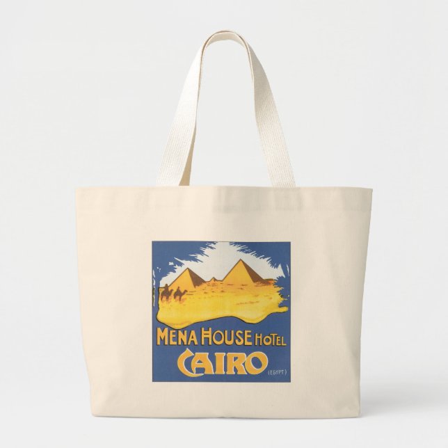 Bolso De Tela Gigante Hotel Mena House (Frente)