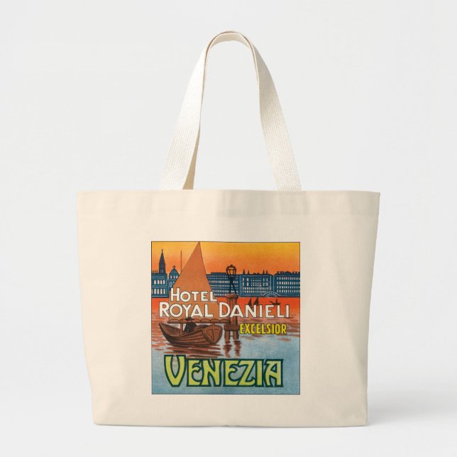 Bolso De Tela Gigante Hotel Royal Danieli Venezia (Frente)