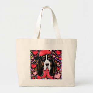 Bolso De Tela Gigante Hound Basset