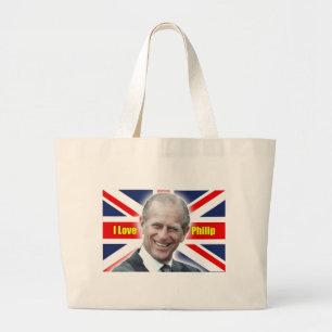 Bolso De Tela Gigante HRH Duke de Einburgh - Amo a Philip