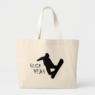 Bolso De Tela Gigante Huck Yeah (Snowboarding)
