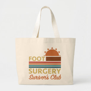 Bolso De Tela Gigante Humor de recuperación de cirugía de pies