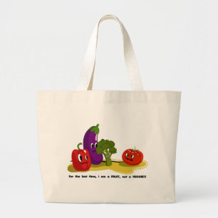 Bolso De Tela Gigante Humor del tomate