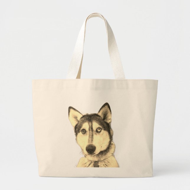 Bolso De Tela Gigante Husky (Frente)