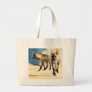 Bolso De Tela Gigante Hyaenas rayado 2010