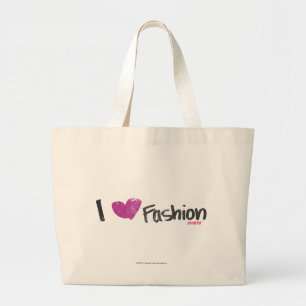 Bolso De Tela Gigante I aguamarina de la moda del corazón