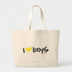 Bolso De Tela Gigante I amarillo de los muchachos del corazón