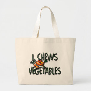 Bolso De Tela Gigante I diseño de las verduras de los Chews