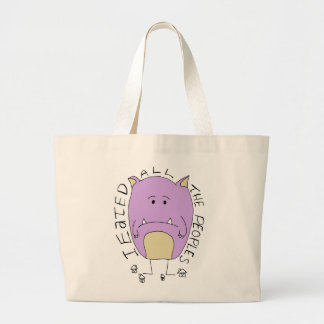 Bolso De Tela Gigante I Eated toda la gente