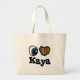 Bolso De Tela Gigante I Heart (Love) Kaya