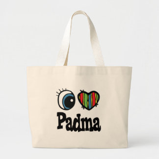 Bolso De Tela Gigante I Heart (Love) Padma