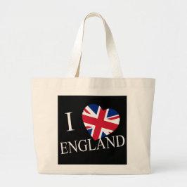Bolso De Tela Gigante I Heartflag England wjtcnt