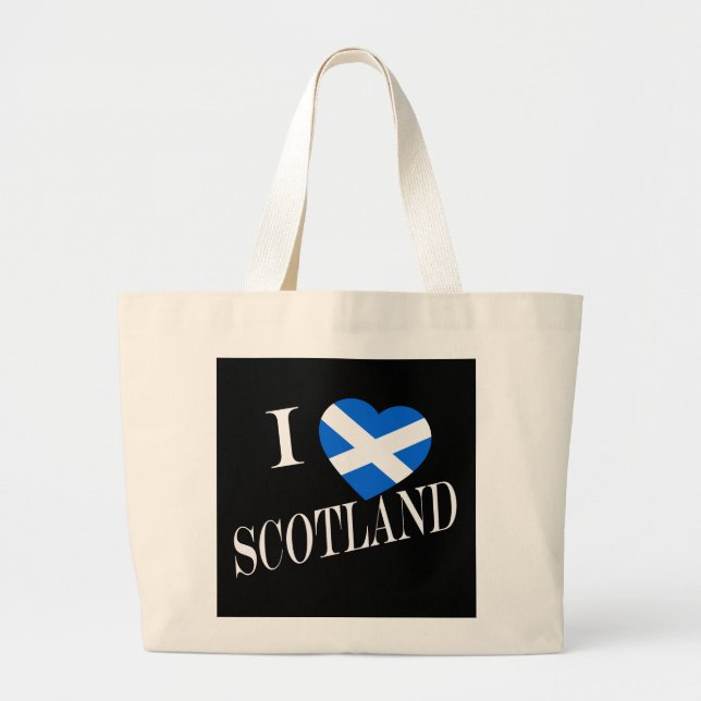 Bolso De Tela Gigante I Heartflag Scotland wt jtcn (Frente)