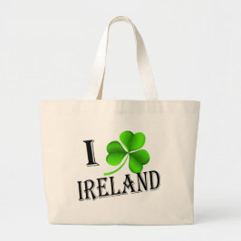 Bolso De Tela Gigante I Shamrock Ireland bk jtcnt
