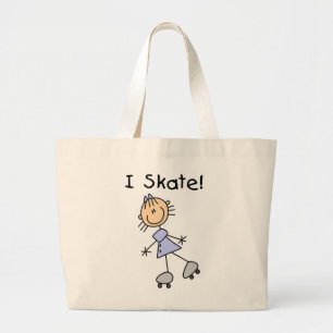 Bolso De Tela Gigante I Skate - Chica Roller Skater