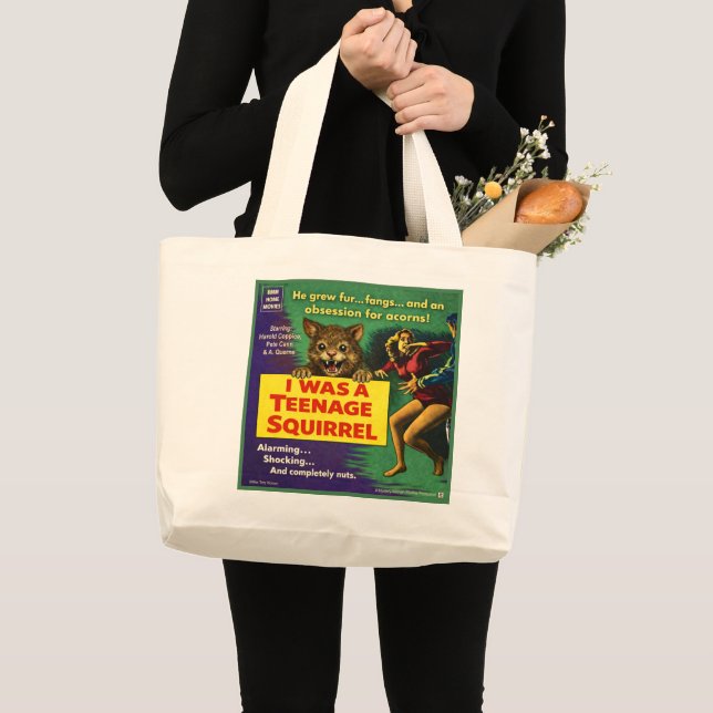 Bolso De Tela Gigante I was a teenage squirrel (Anverso (producto))