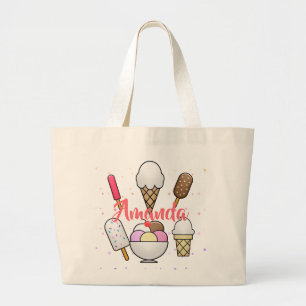 Bolso De Tela Gigante Ice Cream Parlor Dream