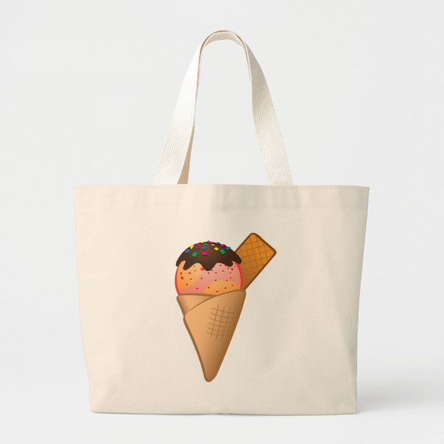 Bolso De Tela Gigante Icecream (Frente)