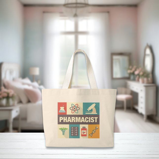 Bolso De Tela Gigante Icónico Farmacéutico Profesional Diseñado (Subido por el creador)