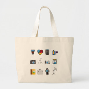 Bolso De Tela Gigante Icono de la fotografía