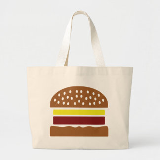 Bolso De Tela Gigante icono de la hamburguesa