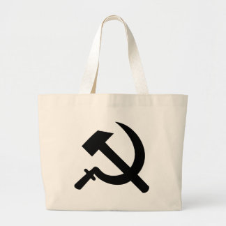 Bolso De Tela Gigante icono del martillo y de la hoz