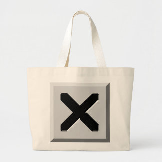 Bolso De Tela Gigante Icono X