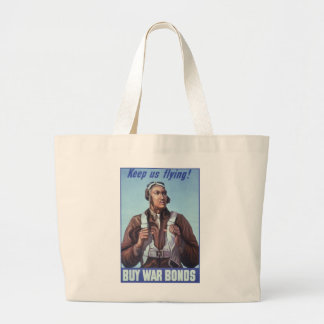 Bolso De Tela Gigante Iconos de la Historia Negra: Aviadores de la Segun