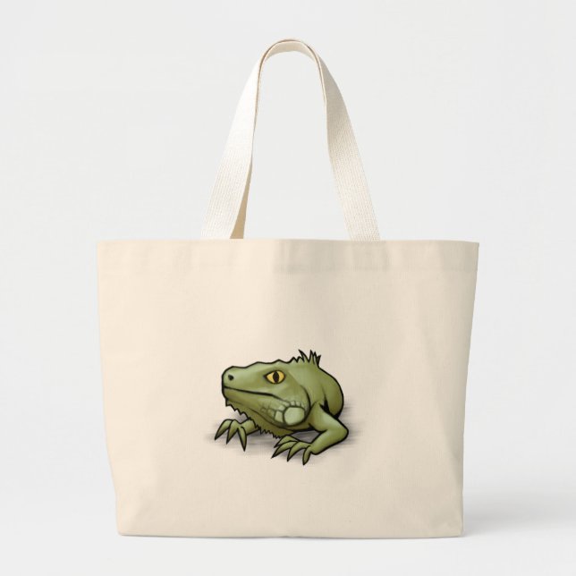 Bolso De Tela Gigante Iguana (Frente)