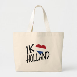 Bolso De Tela Gigante Ik Heartflag Holland bk jtcnt