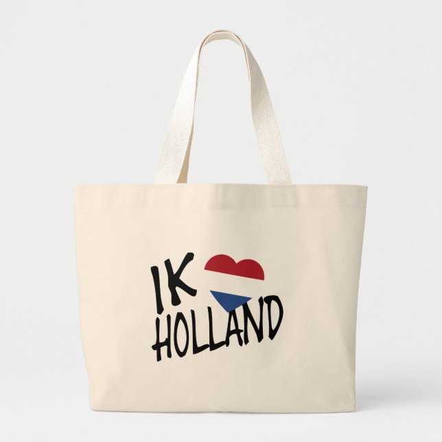 Bolso De Tela Gigante Ik Heartflag Holland bk jtcnt (Frente)