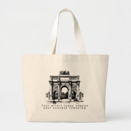 Bolso De Tela Gigante Ilustración de arco clásico