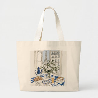 Bolso De Tela Gigante Ilustración de moda elegante de resort de verano p